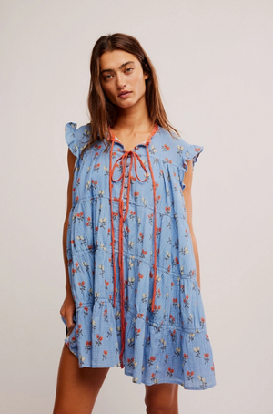 Free People Blue Combo Sundown Mini