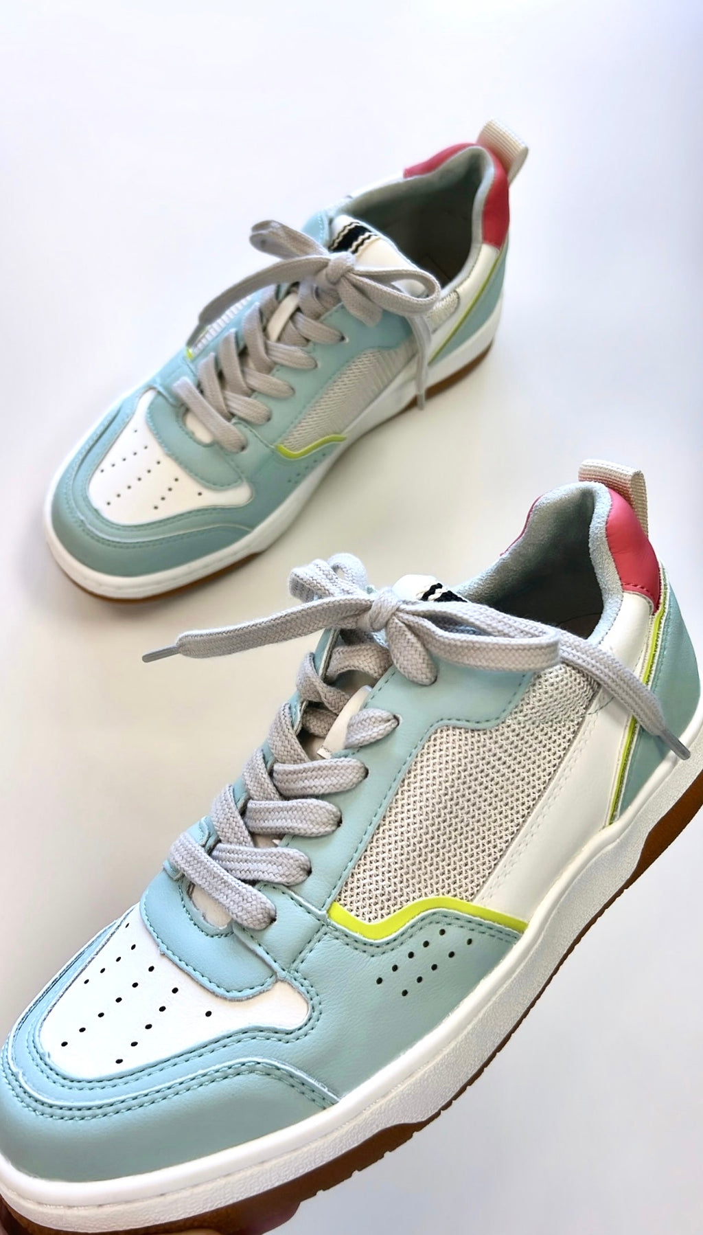 Shushop Aqua Colorblock Romi Sneakers