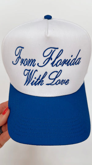 From Florida w/ Love Trucker Hat