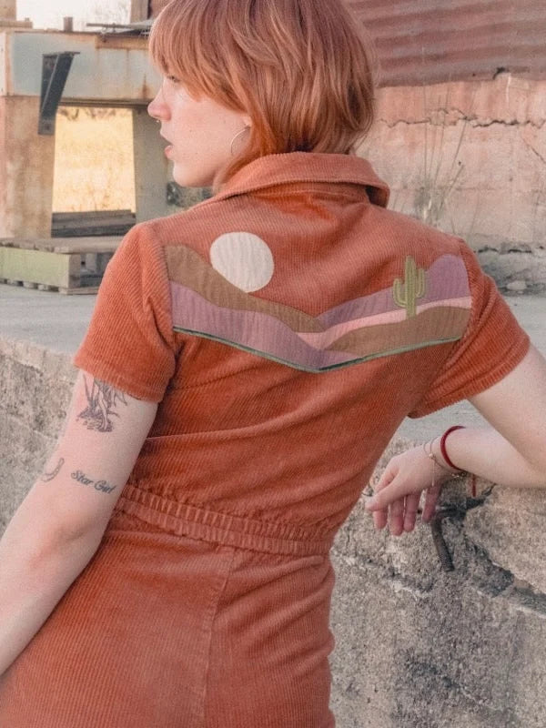 Classic Rock Couture | Sierra Desert Patchwork Jumpsuit