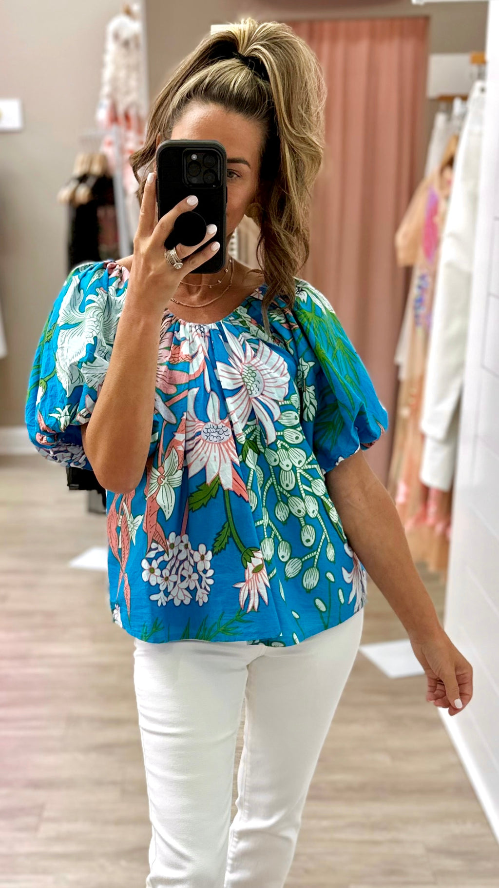 Ivy Jane Blue Poolside Top (1 LARGE)