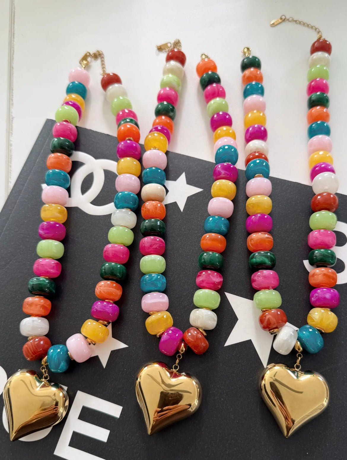 Colorful Heart Necklace