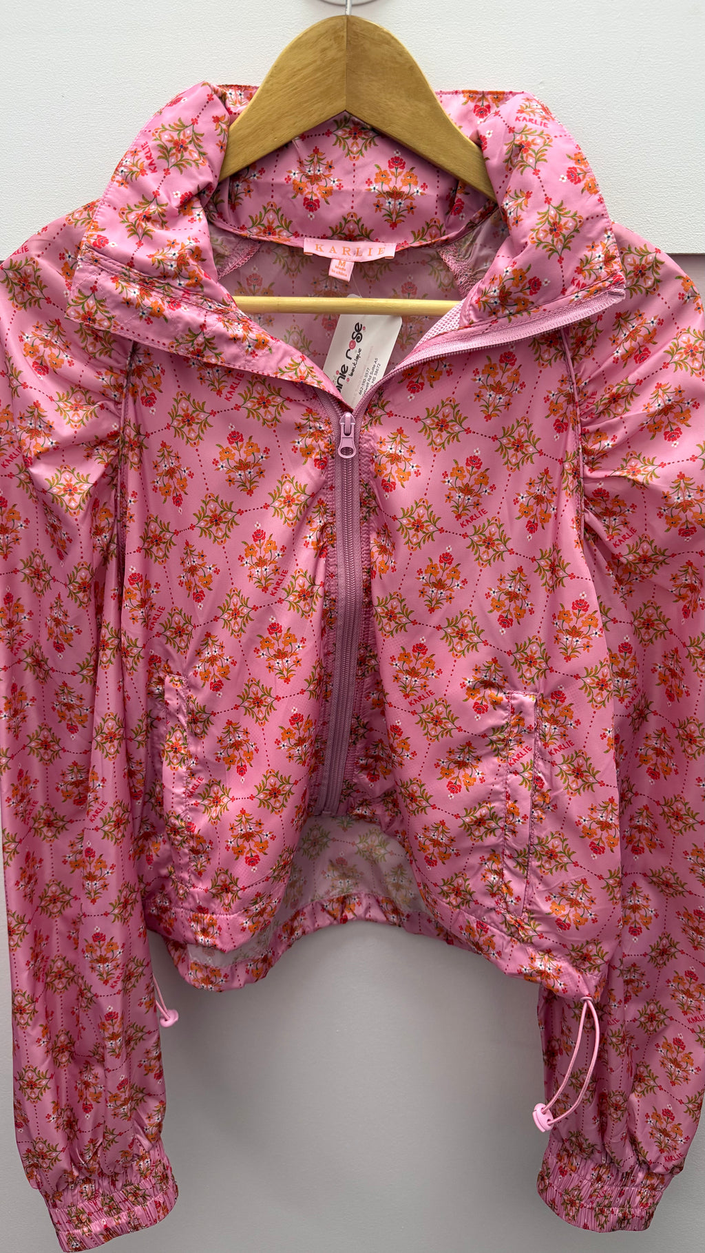 Karlie Pink Floral Weekend Jacket