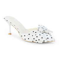 Matisse | Goldie White/Black Dot Heel
