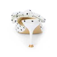 Matisse | Goldie White/Black Dot Heel