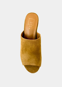 ShuShop | Camel Suede Hayden Platform