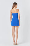 Endless Rose Scuba Strapless Mini Dress