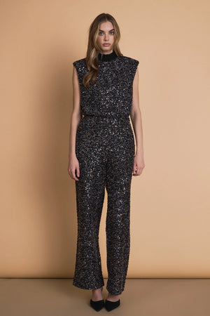 Endless Rose Back Boucle Tweed Pants