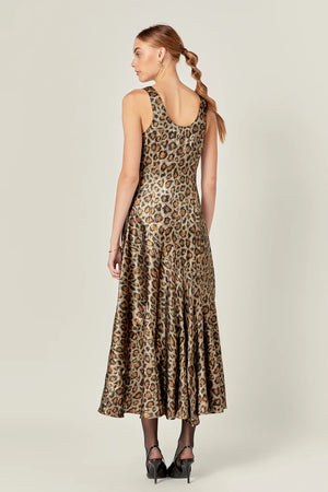 Endless Rose Animal Print Maxi Dress