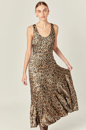 Endless Rose Animal Print Maxi Dress