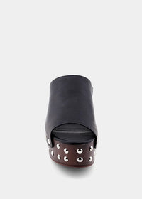 ShuShop | Black Holly Studded Clog