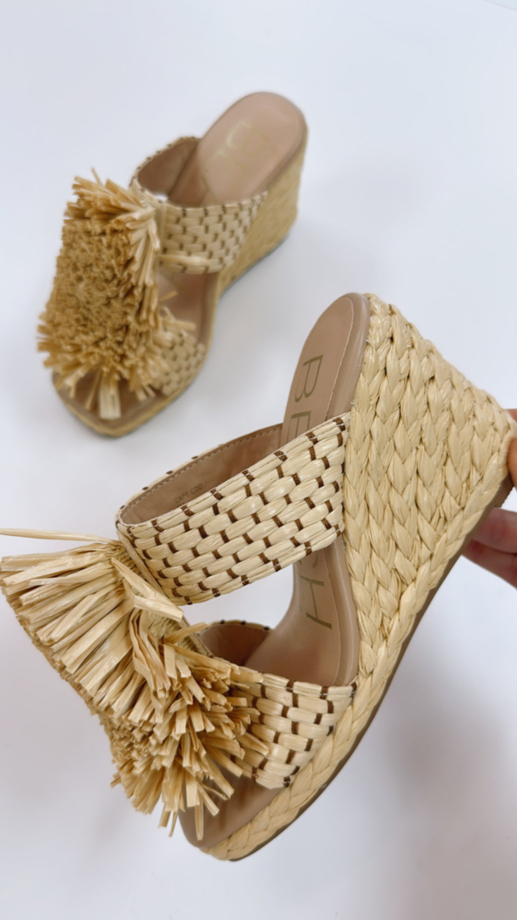 Matisse Cape Cod Fringe Natural Wedge