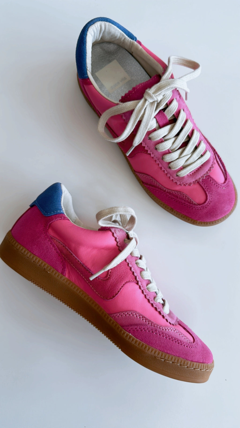 Dolce Vita Notice Pink Suede Sneakers