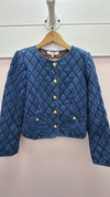 Karlie Blue Denim Stitch Novelty Jacket