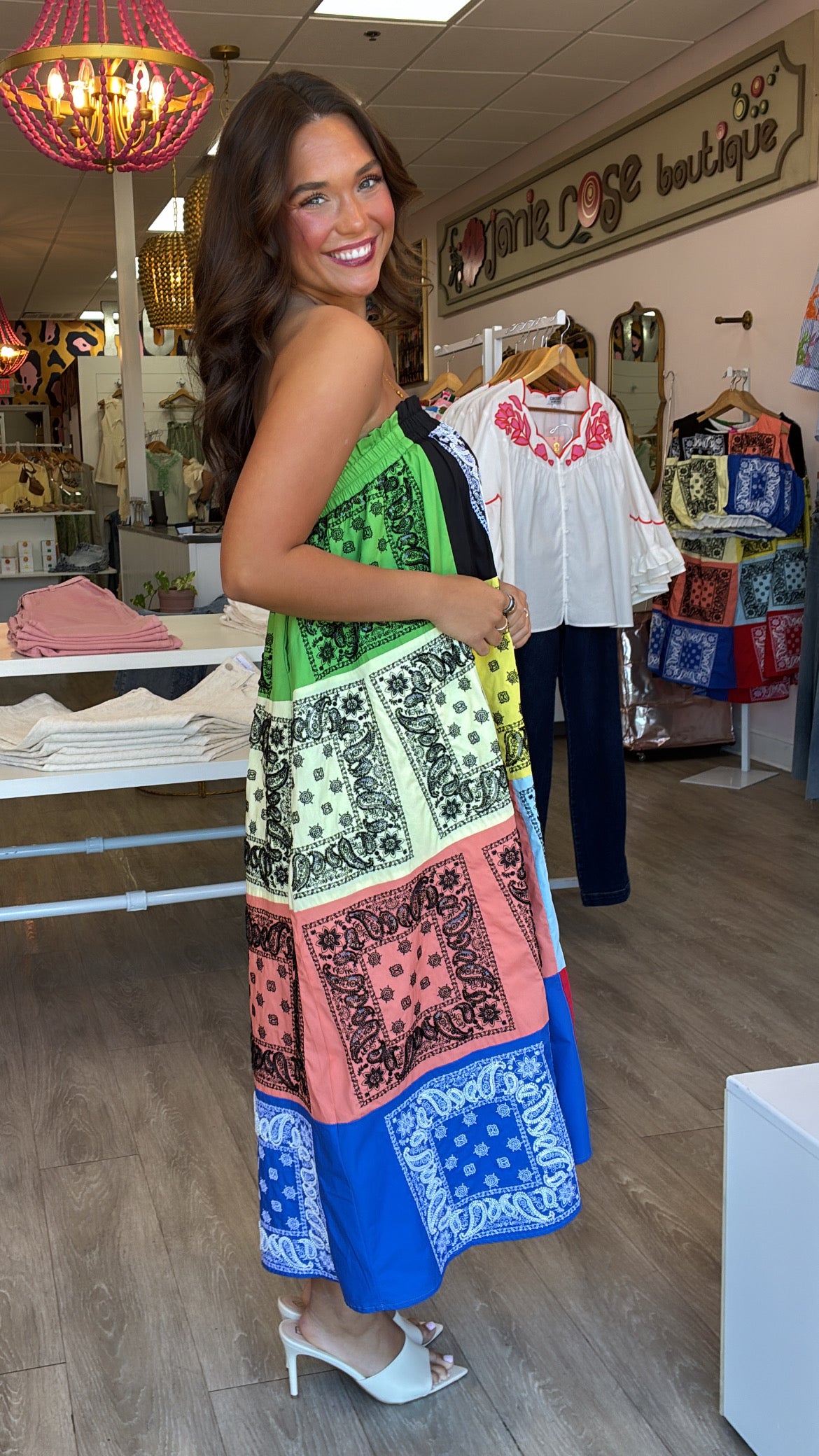 Queen of Sparkles Bandana Maxi Skirt