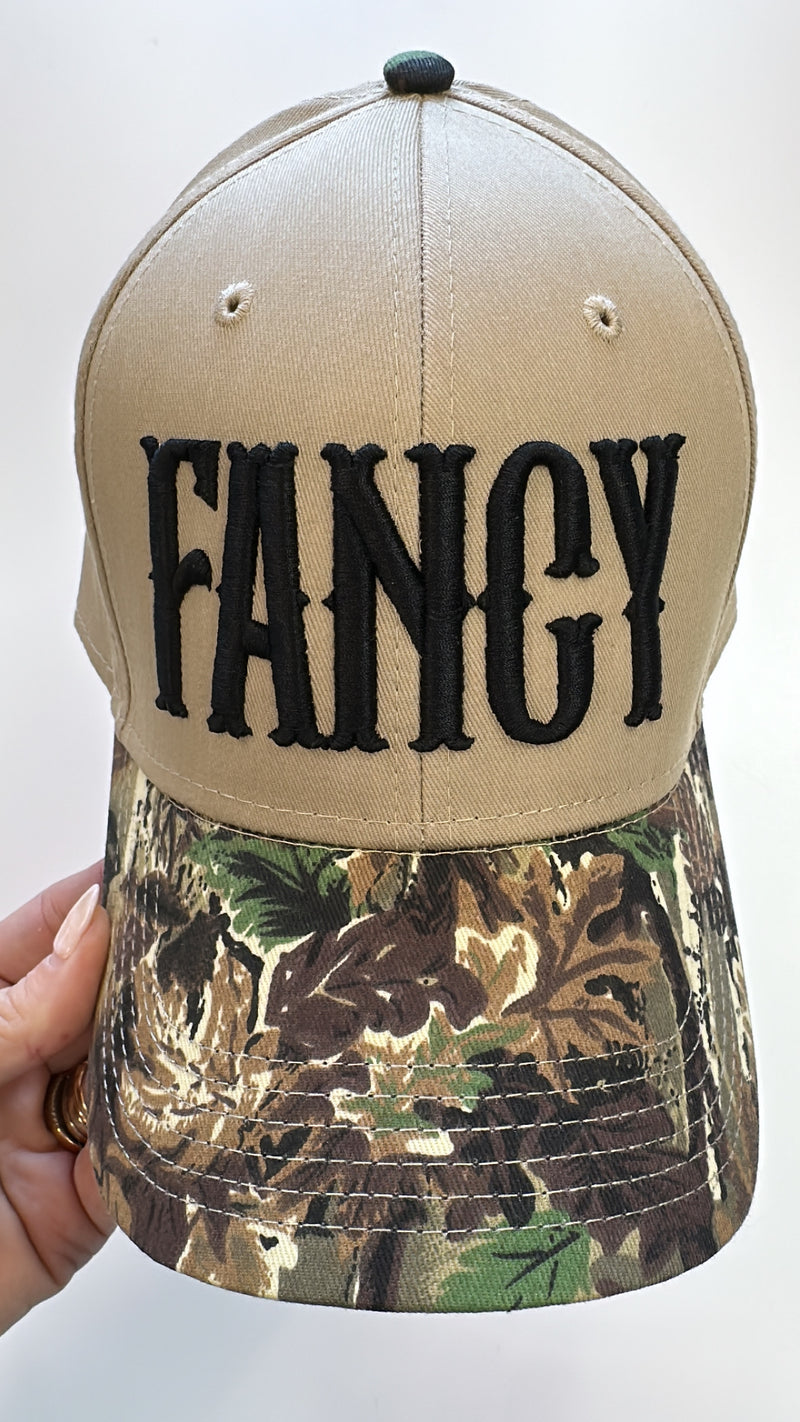 Camo and Khaki FANCY Trucker Hat