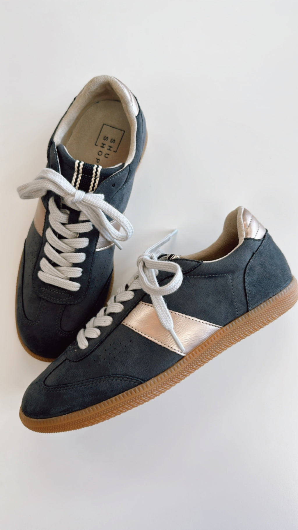 Shushop Sydney Charcoal/Navy Sneaker