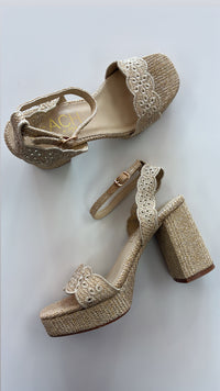 Matisse | Maiden Platform Sandal in Natural