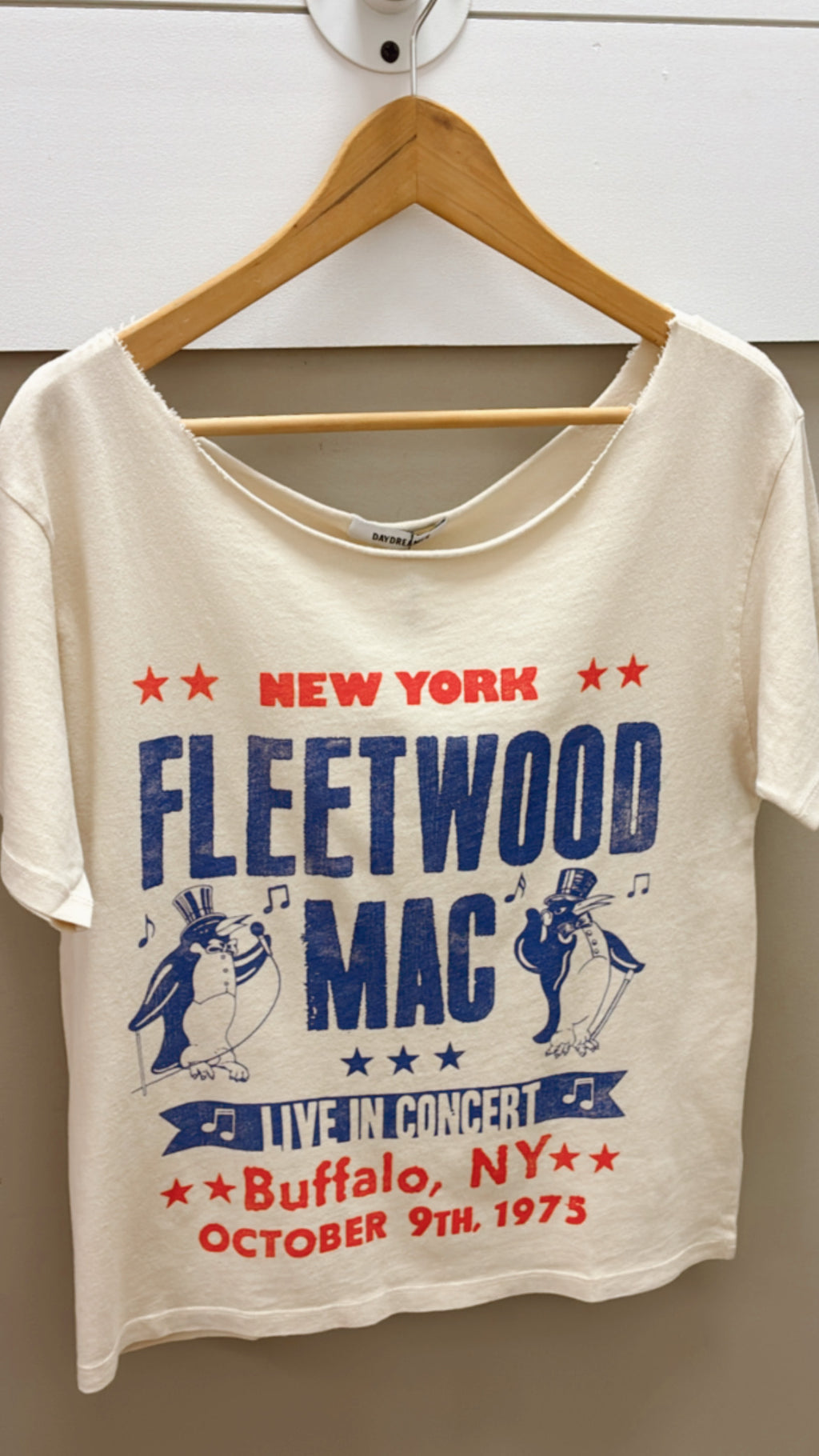 Daydreamer Fleetwood Mac Off Shoulder Rocker Tee