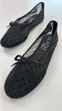 Matisse | Black Mesh Dot Jerzy Ballet Flat