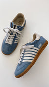 Shushop Blue Suede Stevie Sneakers