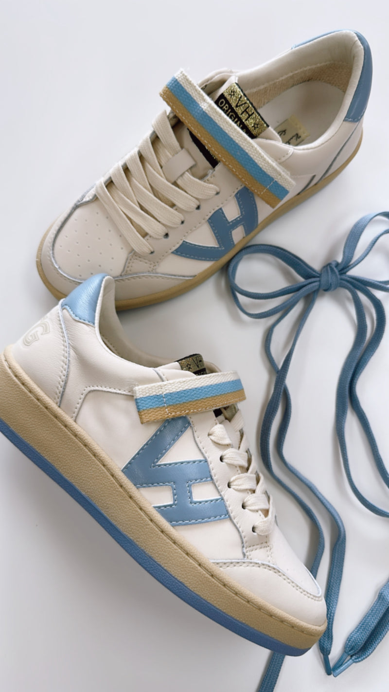 Vintage Havana Sky Blue Velcro Sneaker