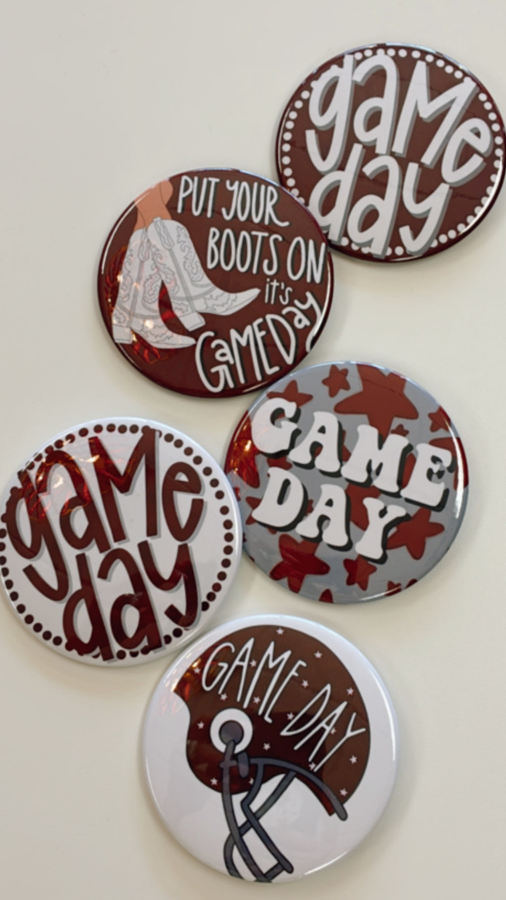 Mississippi State 3 Inch Gameday Buttons