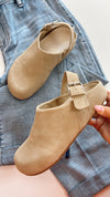 Matisse Otto Taupe Suede Buckle Back
