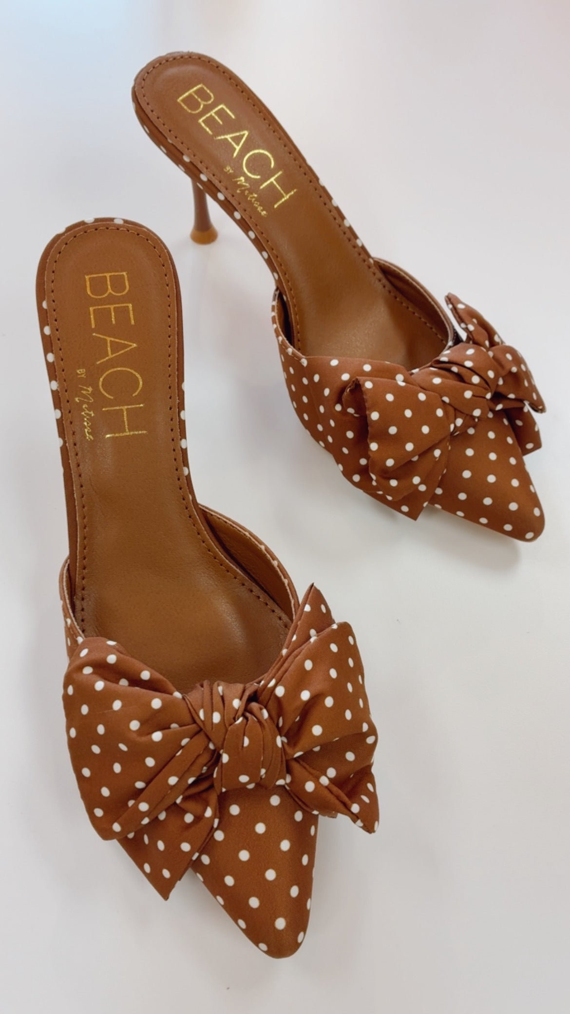Matisse | Goldie Brown Dot Heel