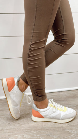 Matisse Farrah Yellow and White Sneaker