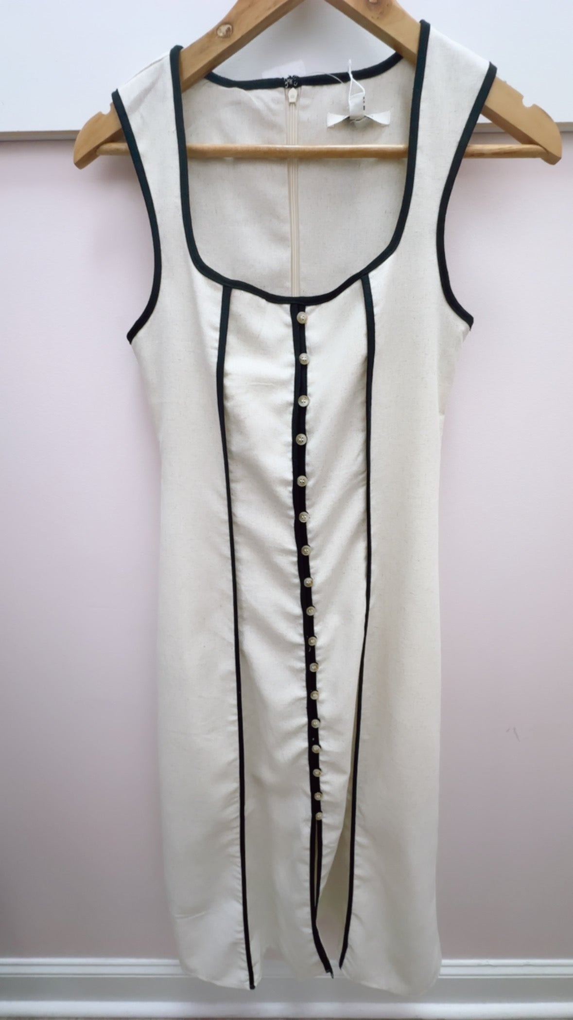 Zoe + Claire |  Natural Piping Maxi