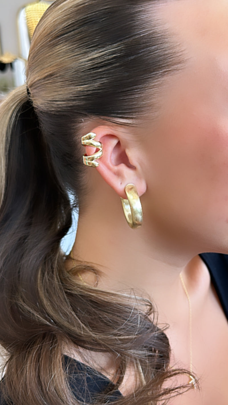 Sheila Fajl Gold Hailey Ear Cuff