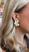 Sheila Fajl Gold Small Clay Studs