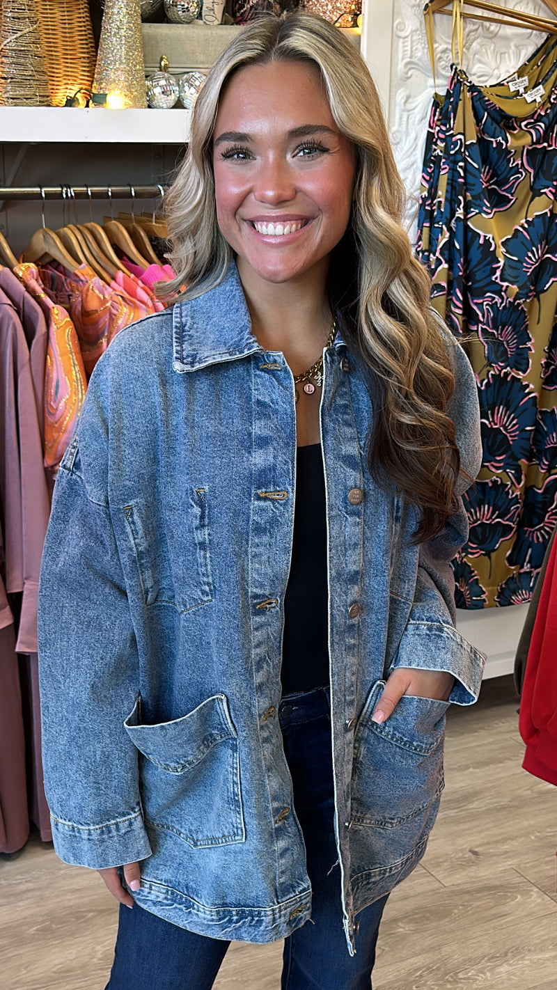 Free People Avery Denim Jacket