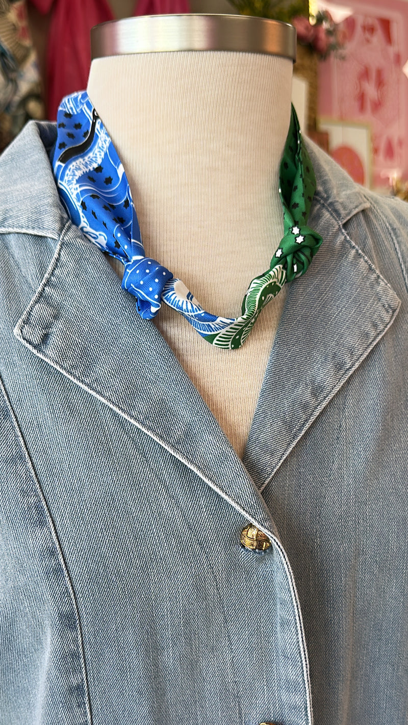 Customizable Green Tone Scarves