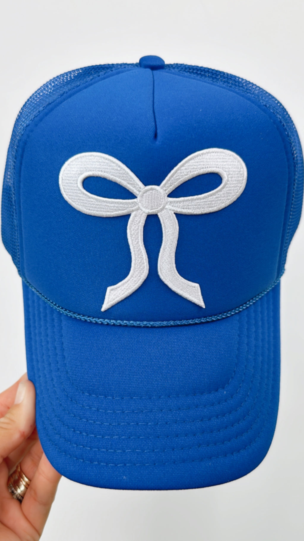 Royal Blue w/ Bow Trucker Hat
