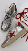 Vintage Havana Denisse Red Star Metallic Sneakers