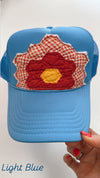 Blue Custom Quilted Trucker Hat (1 LEFT)