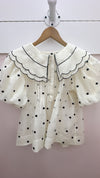 Endless Rose Cream Polka Dot Blouse