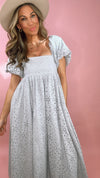 Rylee+Cru Light Blue Oceane Eyelet Maxi