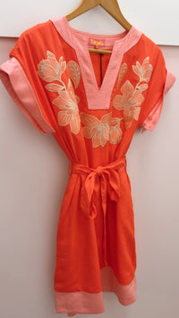 THML Floral Embroidered Dress