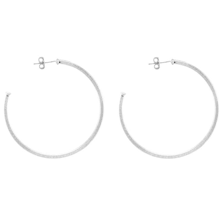 Sheila Fajl Silver Perfect Hoops
