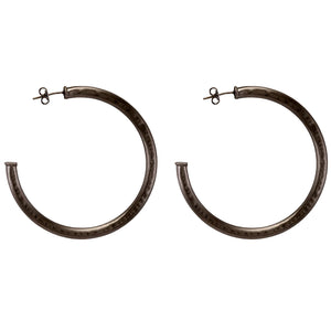 Sheila Fajl Small Gunmetal Everybody's Favorite Hoops