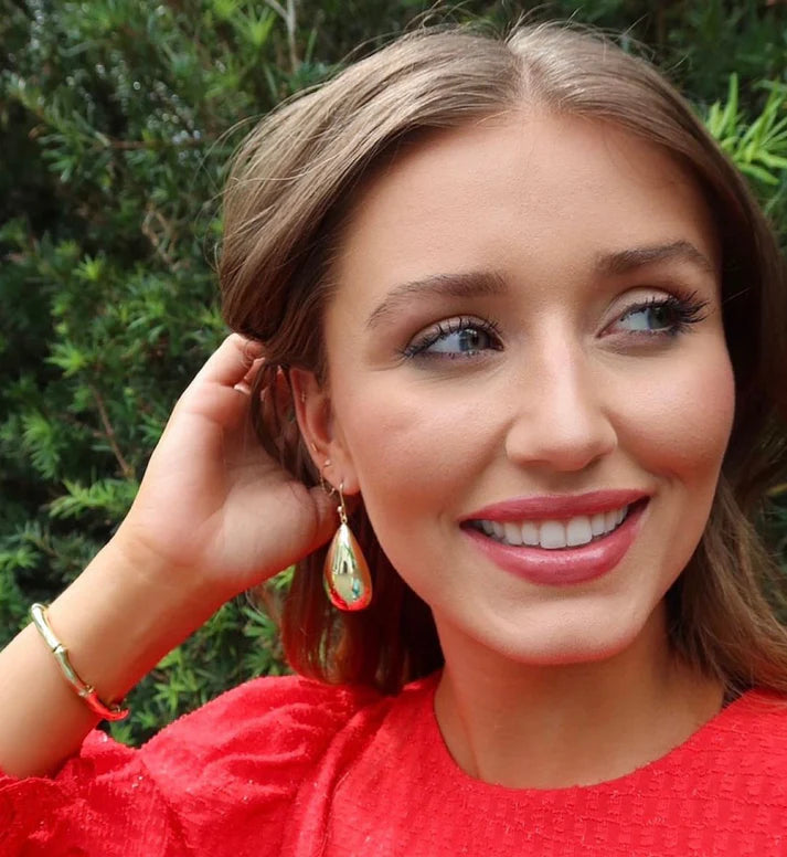 Sheila Fajl Gold Small Tranquility Drop Earrings