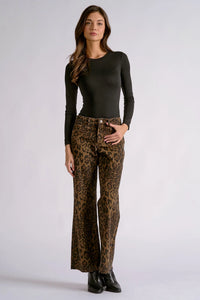 Elan | Cheetah Print Jean