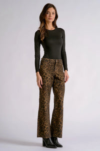 Elan | Cheetah Print Jean