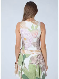 Olive Buckle Belt Mini Dress