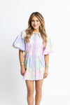 Karlie Pastel Floral Dress (LARGE)