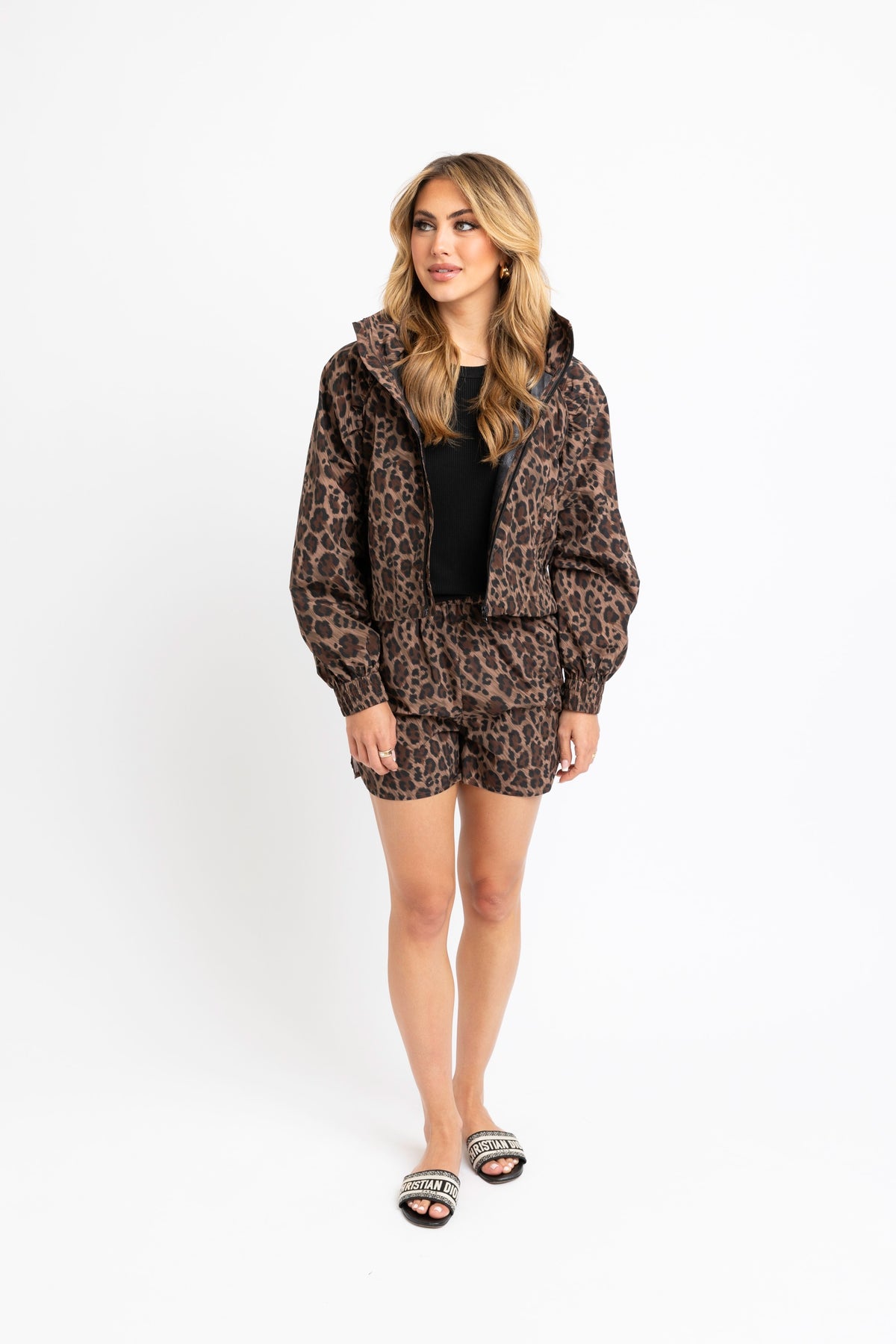 Karlie | Leopard Kourt Performance Jacket (1 LARGE)