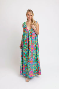 Karlie | Printed Scoop Maxi Dress